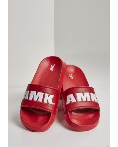 Klapki // AMK Slides red/white