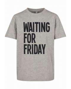T-shirt dziecięcy // Mister tee Kids Waiting For Friday Tee heather grey