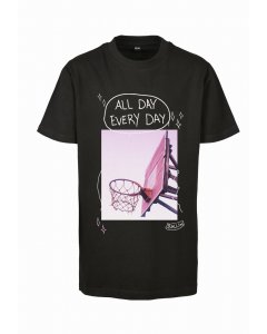 T-shirt dziecięcy // Mister tee Kids All Day Every Day Pink Tee black