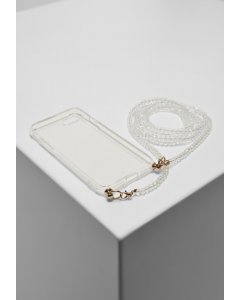 Urban Classics / Phonecase with Pearl Necklace  I Phone 6/7/8 transparent