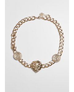 Urban Classics / Lion Necklace gold