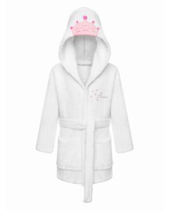 Baby bathrobe Princess A604 - white