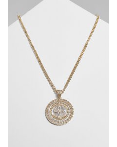 Urban Classics / Dollar Diamond Necklace gold