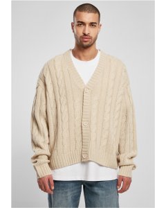 Męski sweter // Urban Classics / Boxy Cardigan softseagrass