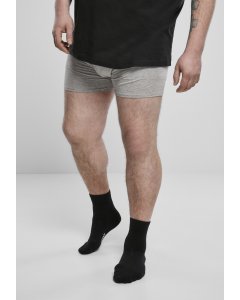 Bokserki // Urban classics Men Boxer Shorts Double Pack darkgreen+grey