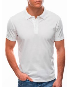 Men's plain polo shirt S1600 - white