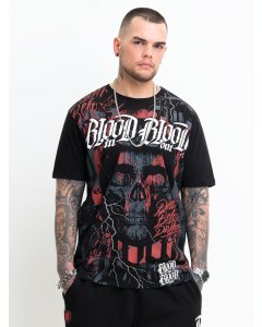 Męska bluzka z krótkim rękawem // Blood In Blood Out Puno T-Shirt