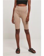 Szorty // Urban Classics Ladies Organic Stretch Jersey Cycle Shorts softtaupe