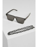 Okulary przeciwsłoneczne // Urban classics 105 Chain Sunglasses blk/blk