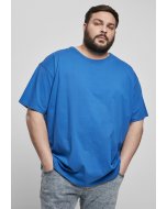 Męska bluzka z krótkim rękawem // Urban classics  Oversized Tee sporty blue