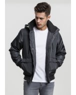 Męska kurtka zimowa // Urban Classics Heavy Hooded Jacket darkgrey