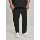 Męskie spodnie dresowe // Urban classics Formula Cropped Peached Interlock Pants black