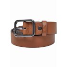 Urban Classics / Synthetic Leather Thorn Buckle Business Belt brown