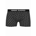 Bokserki // Urban classics Boxer Shorts 5-Pack bur/dkblu+wht/blk+wht+aop+blk