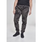 Damskie spodnie dresowe // Urban classics Ladies Camo Jogging Pants dark camo