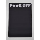 Mister Tee / Fuck OFF Desk Pad black/white
