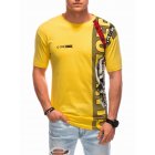 Men's t-shirt S1787 - yellow