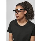 Okulary przeciwsłoneczne // Urban classics Front Visor Sunglasses black/transparent