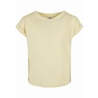 T-shirt dziecięcy // Urban classics Girls Organic Extended Shoulder Tee softyell