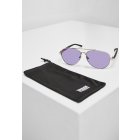Okulary przeciwsłoneczne // Urban classics Sunglasses Mumbo Mirror UC silver purple