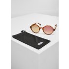 Okulary przeciwsłoneczne // Urban classics Sunglasses Retro Funk UC brown leo/rosé