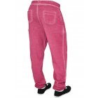 Damskie spodnie dresowe // Urban classics Ladies Spray Dye Sweatpant fuchsia