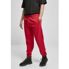 Męskie spodnie dresowe // Urban classics Basic Sweatpants 2.0 city red