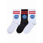Skarpety // Mister Tee / NASA Insignia Socks Kids 3-Pack white/black