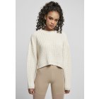 Damski pulower // Urban classics Ladies Wide Oversize Sweater whitesand