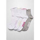 Skarpety // Urban Classics Girly Small Edge Socks 4-Pack multicolor