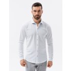 Men's shirt with long sleeves K540 - white