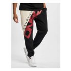 Męskie spodnie dresowe // Dangerous DNGRS / Pivot Sweatpants black/offwhite/red