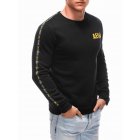 Men's sweatshirt B1617 - black/yellow