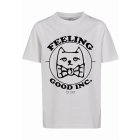 T-shirt dziecięcy // Mister tee Kids Feeling Good Tee white