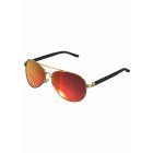 Okulary przeciwsłoneczne // MasterDis Sunglasses Mumbo Mirror gold/red