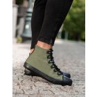 Men's casual sneakers - olive T378