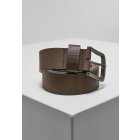 Pasek męski // Urban Classics Leather Imitation Belt brown