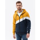 Men's hooded sweatshirt - mustard V4 B1419