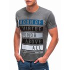 Men's t-shirt S1723 - dark grey