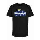 T-shirt dziecięcy // Mister tee Kids Star Wars Blue Logo Tee black