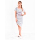 Women's pyjamas nightgown ULR173 - grey