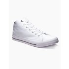 Men's high-top trainers T389 - white