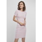 Sukienka // Urban classics Ladies Stretch Stripe Dress girlypink oceanblue