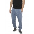 Męskie spodnie dresowe // Urban Classics Burnout Sweatpants denimblue