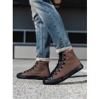 Men's casual sneakers - brown T378