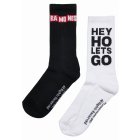 Skarpety // Merchcode / Ramones Socks 2-Pack black/white
