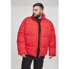 Męska kurtka zimowa // Urban Classics Boxy Puffer Jacket fire red