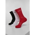 Skarpety // Mister tee SKRRT Socks Pack red white black