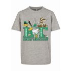 T-shirt dziecięcy // Mister tee Kids Looney Tunes Crew Tee heather grey