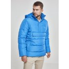 Męska kurtka zimowa // Urban Classics Pull Over Puffer Jacket brightblue